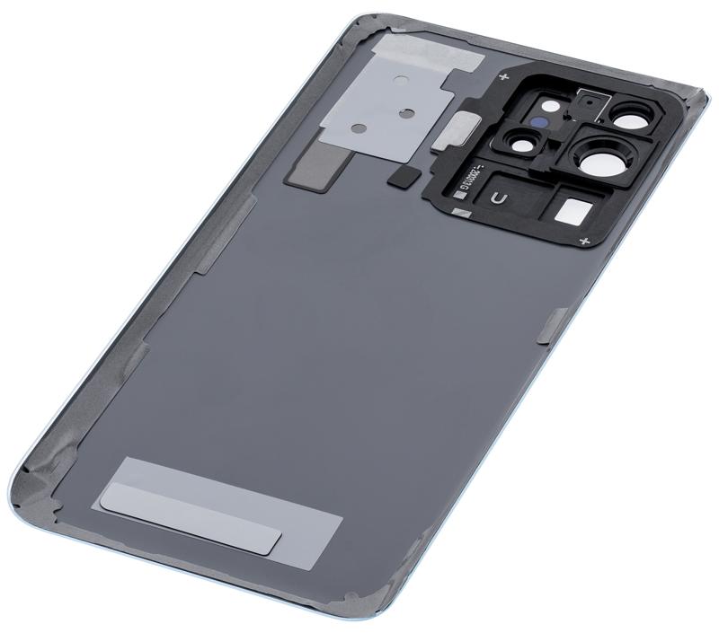 Tapa trasera con lente de camara para Samsung Galaxy S20 Ultra (Azul)