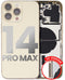 Tapa trasera para iPhone 14 Pro Max (Version EE.UU.) (Usada original Grado B) (Dorada)