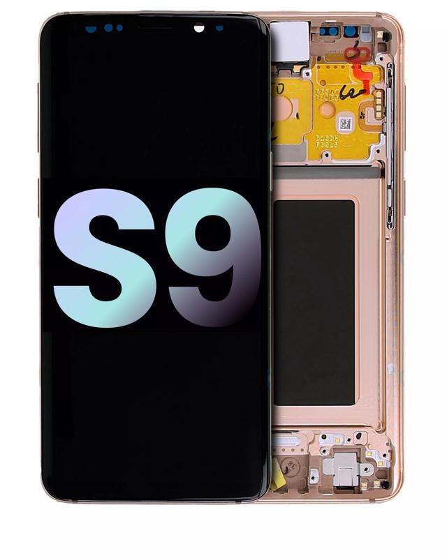 Pantalla OLED para Samsung Galaxy S9 con marco (Original) (Sunrise Gold)