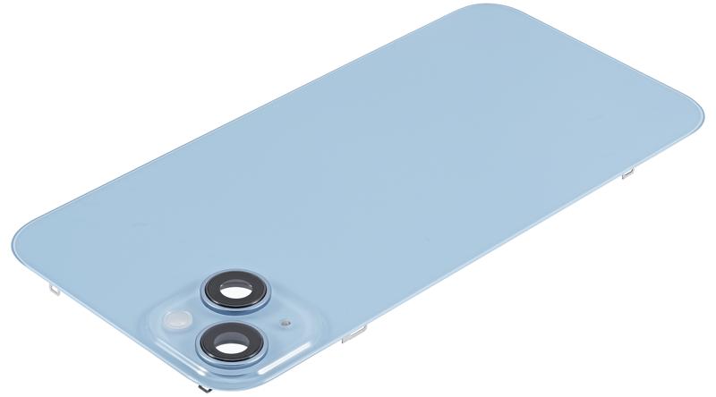 Tapa trasera con placa y iman MagSafe para iPhone 14 Plus (Original usado: Grado A) (Azul)