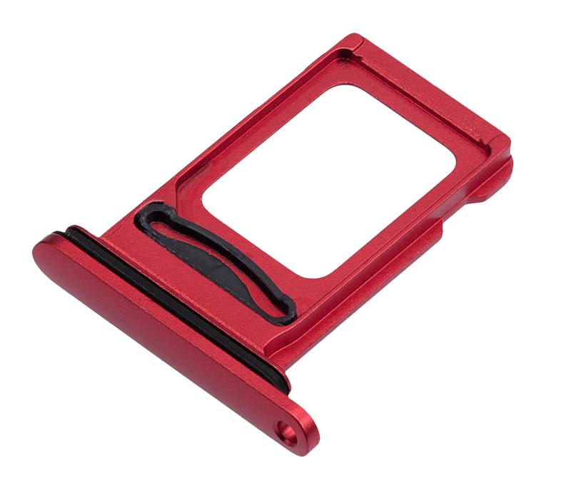 Bandeja para tarjeta SIM doble para iPhone 11 (Rojo)