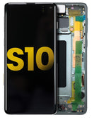 Pantalla OLED con marco para Samsung Galaxy S10 (Reacondicionado) (Verde Prisma)