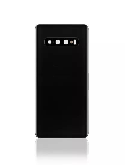 Tapa trasera con lente de camara para Samsung Galaxy S10 (Negro Prisma)