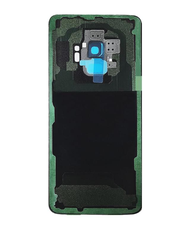 Tapa trasera con lente de camara para Samsung Galaxy S9 original (Negro Medianoche)