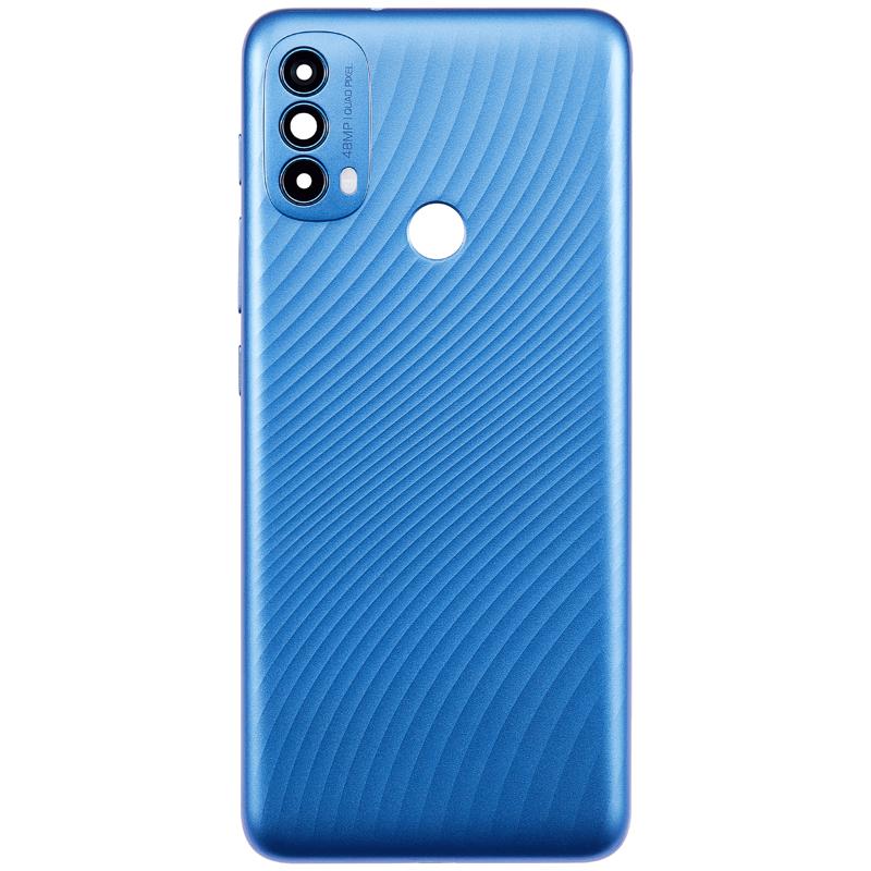 Tapa trasera para Motorola Moto E30 (Digital Blue)