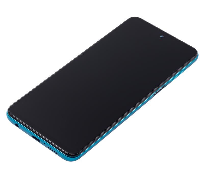 Pantalla LCD con marco para Xiaomi Redmi Note 9 Pro 4G (Reacondicionado) (Verde Tropical)