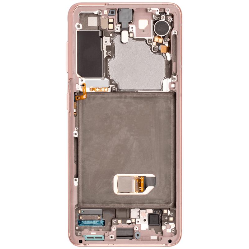 Pantalla OLED con marco para Samsung Galaxy S21 5G (Phantom Pink)