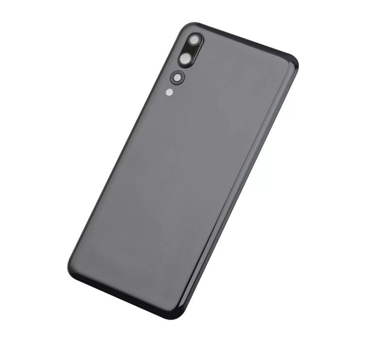 Tapa trasera con lente de camara para Huawei P20 Pro (Negro)