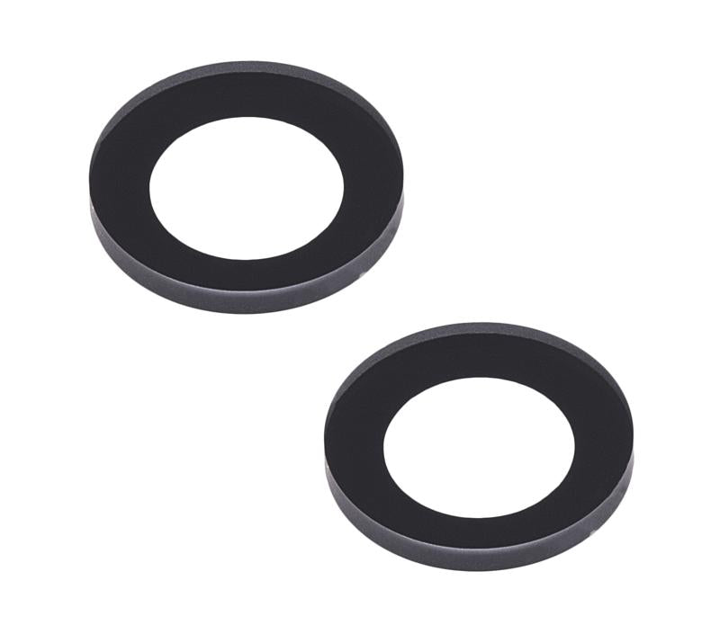 Lente de camara trasera (solo vidrio) con adhesivo para iPhone 14 / 14 Plus / 15 / 15 Plus (set de 2 piezas)