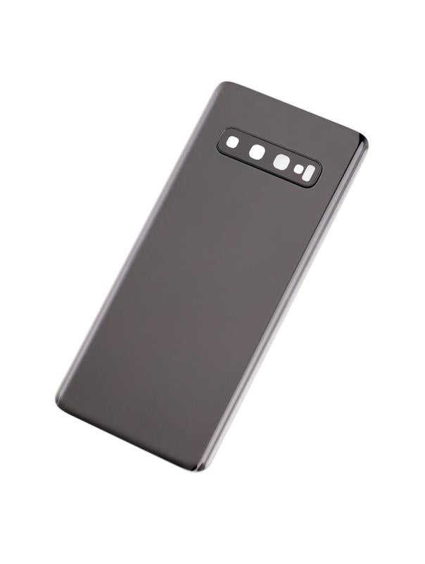 Tapa trasera con lente de camara para Samsung Galaxy S10 (Negro Prisma)