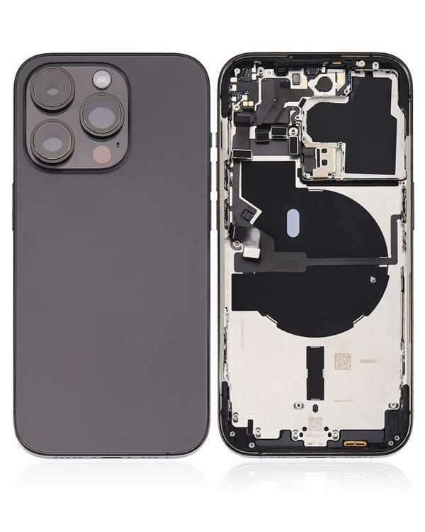 Tapa trasera para iPhone 14 Pro (Version EE.UU) Negro Espacial