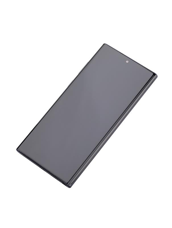 Pantalla OLED con marco para Samsung Galaxy Note 10 Plus / 5G (Reacondicionado) (Negro Aura)