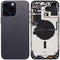 Tapa trasera para iPhone 14 Pro Max (Version EE.UU) Sin logo (Negro Espacial)