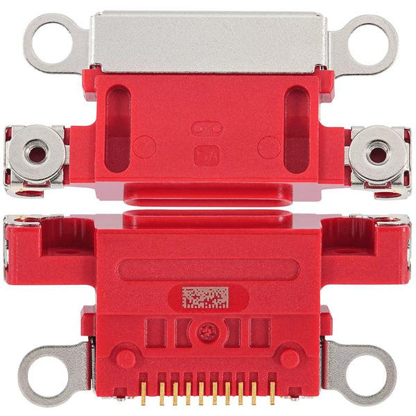 Puerto de carga para iPhone 14 / 14 Plus (Rojo) (Paquete de 10)