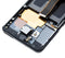 Pantalla OLED con marco para Samsung Galaxy S20 Plus 5G original (Cosmic Black)