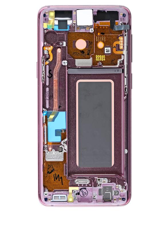 Pantalla OLED para Samsung Galaxy S9 con marco (Original) (Morado Lila)