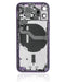 Tapa trasera para iPhone 12 Mini con componentes pequeños pre-instalados (Versión Internacional) (Usada Original Grado A) (Morado)