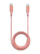 Cable USB Tipo C a USB Tipo C de 3 pies (AmpSentrix) (Infinity) (Rosa)