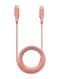 Cable USB Tipo C a USB Tipo C de 3 pies (AmpSentrix) (Infinity) (Rosa)