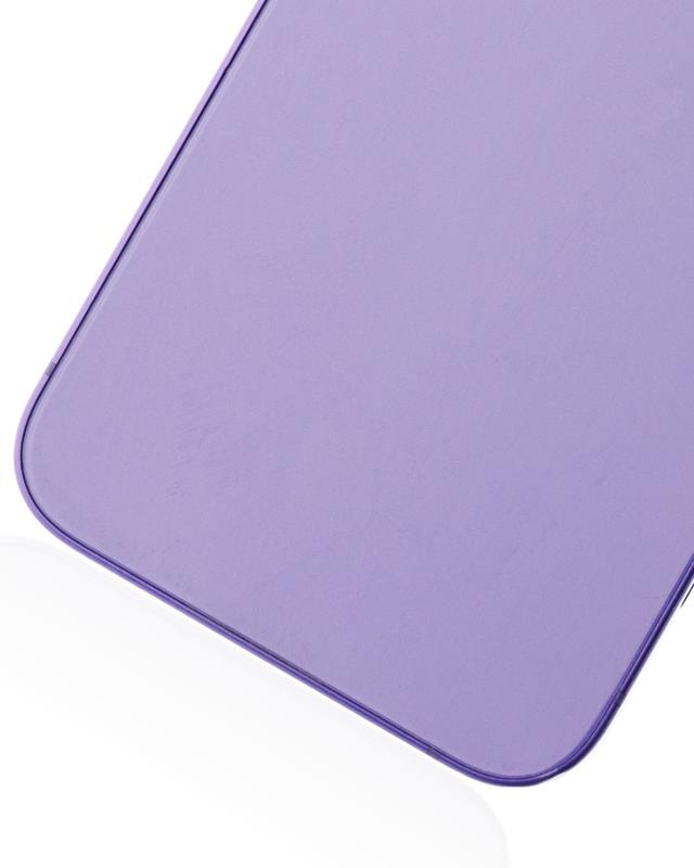 Tapa trasera con componentes pequenos pre-instalados para iPhone 12 (Version US) (Morado)