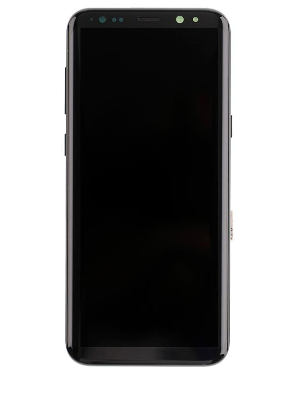 Pantalla OLED con marco para Samsung Galaxy S8 Plus (Reacondicionado) (Gris / Violeta)