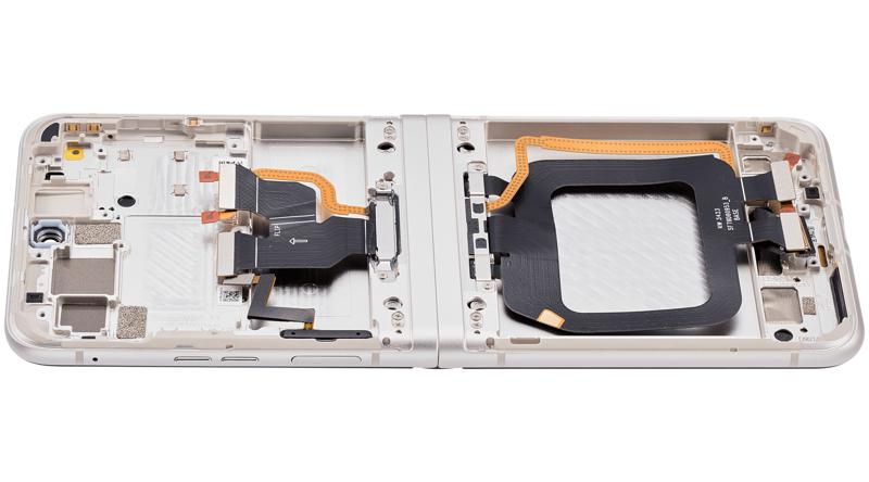 Pantalla OLED con marco para Motorola Moto Razr 40 (XT2323-3 / 2023) (Reacondicionado) (Crema Vainilla)