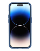 Funda Resistente Mate Asteroid para iPhone 14 Pro Azul 1 Paquete