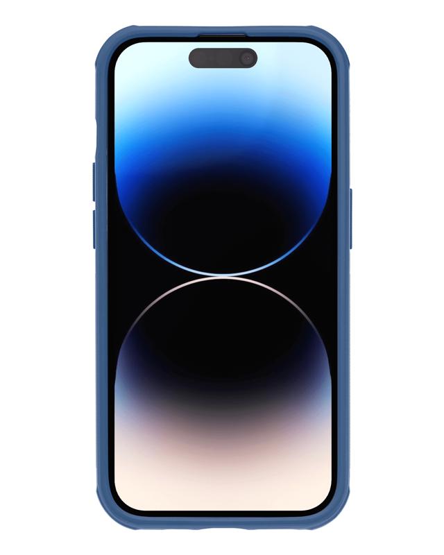 Funda Resistente Mate Asteroid para iPhone 14 Pro Azul 1 Paquete