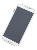 Pantalla OLED para Samsung Galaxy S4 con marco (Blanco)