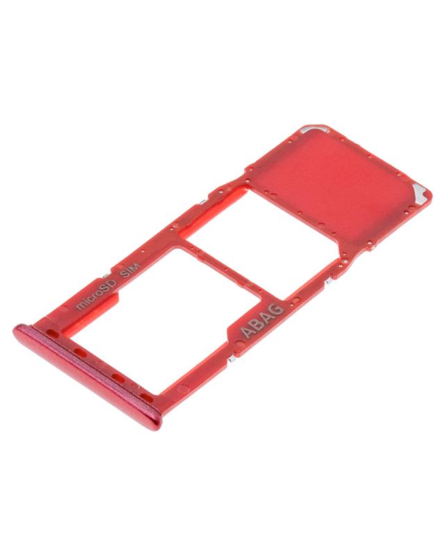 Bandeja para tarjeta SIM para Samsung Galaxy A21S (Rojo)