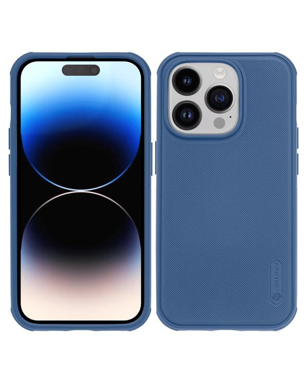 Funda Resistente Mate Asteroid para iPhone 14 Pro Azul 1 Paquete