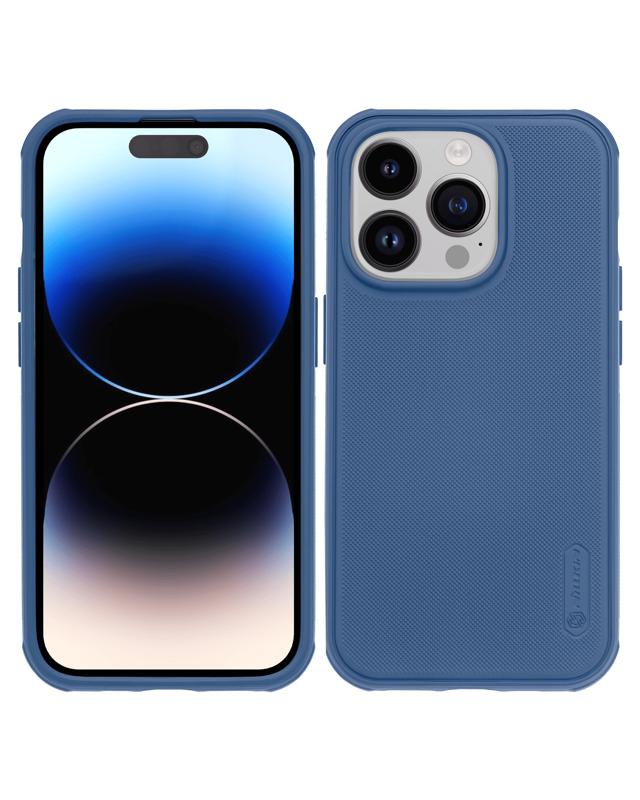 Funda Resistente Mate Asteroid para iPhone 14 Pro Azul 1 Paquete