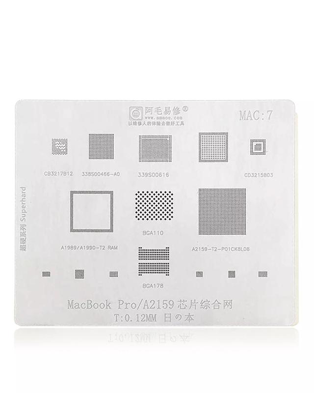 Plantilla IC integral para MacBook Pro (A2159)