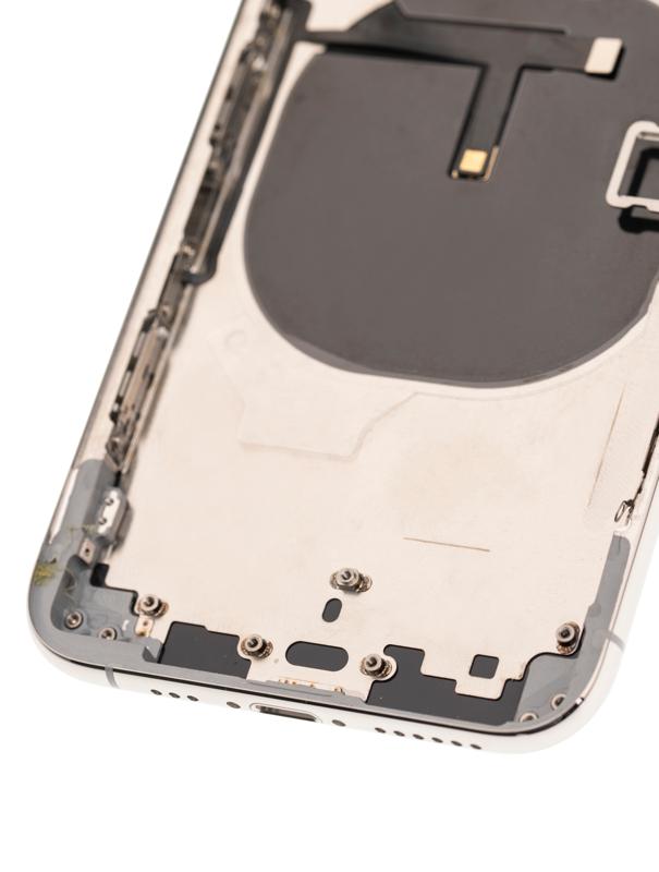 Tapa trasera con componentes pequeños pre-instalados para iPhone XS (Usado original calidad B) (Plata)