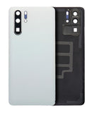 Tapa trasera con lente de camara para Huawei P30 Pro (Blanco Perla)