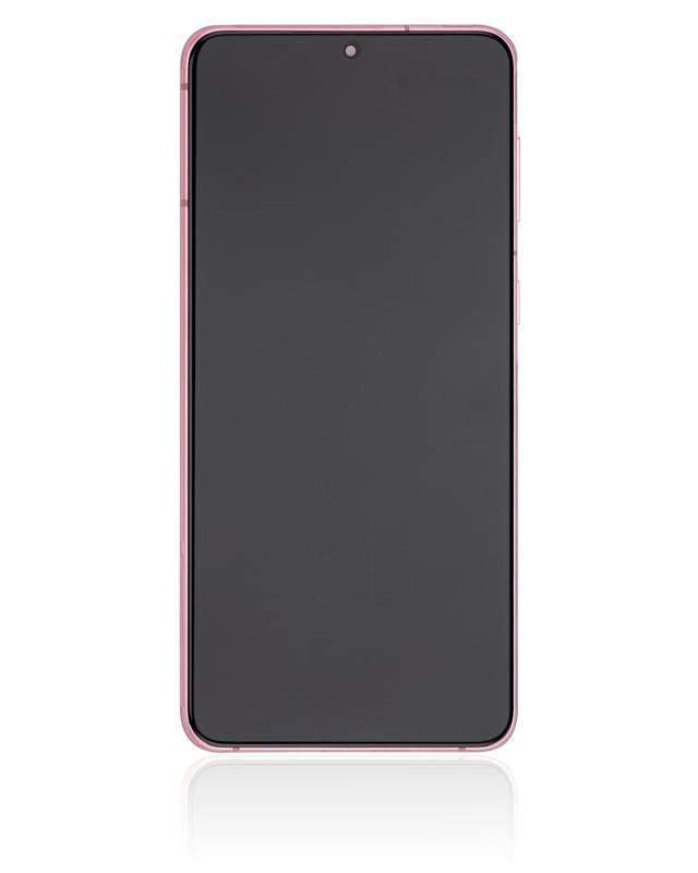 Pantalla OLED con marco para Samsung Galaxy S21 Plus 5G (Reacondicionado) (Fantasma Violeta / Rosa / Dorado)