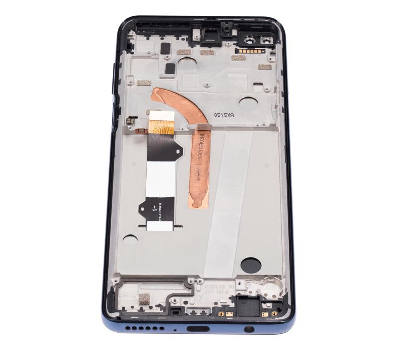 Pantalla LCD con marco para Motorola One 5G (Surfing Blue)