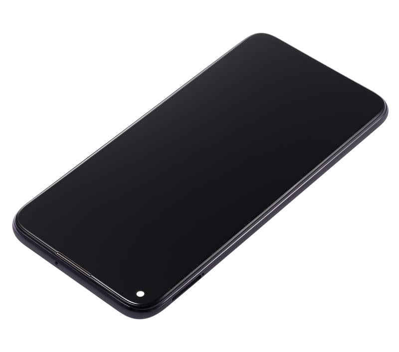 Pantalla LCD con marco para Huawei P40 Lite / Nova 6 SE (Reacondicionado) (Negro)