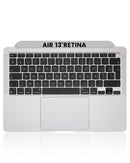 Carcasa superior con teclado para MacBook Air 13" Retina (A2337 / Final 2020) (Original Usado: Calidad Nueva) (Gris espacial) (Teclado US)