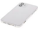 Tapa trasera con componentes pequeños pre-instalados para iPhone 12 (Versión EEUU) (Blanco)