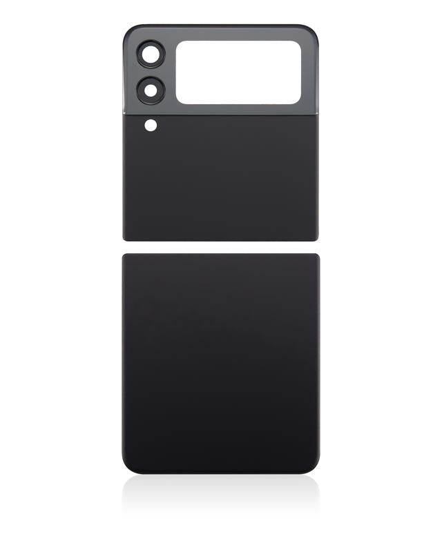 Tapa trasera con lente de camara para Samsung Galaxy Z Flip 3 5G (Negro Fantasma)