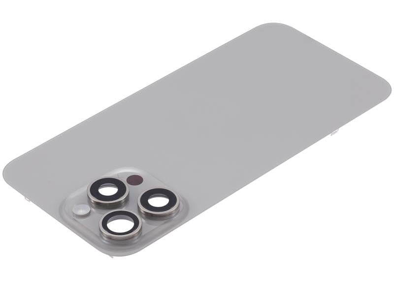 Tapa trasera para iPhone 15 Pro Max con placa, NFC, MagSafe, iman y flex de linterna