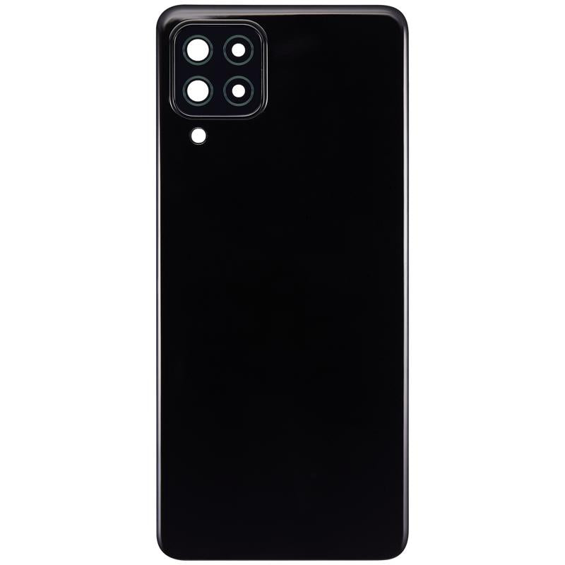 Tapa trasera con lente de camara para Samsung Galaxy A22 4G (A225 / 2021) Negro