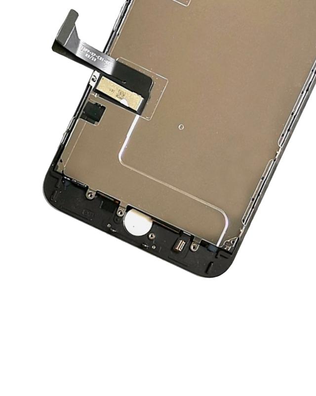 Pantalla LCD para iPhone 8 Plus con placa de acero (Negro)