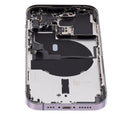 Tapa trasera con componentes para iPhone 14 Pro (Version EE.UU.) (Original usada: Grado B) (Morado Oscuro)