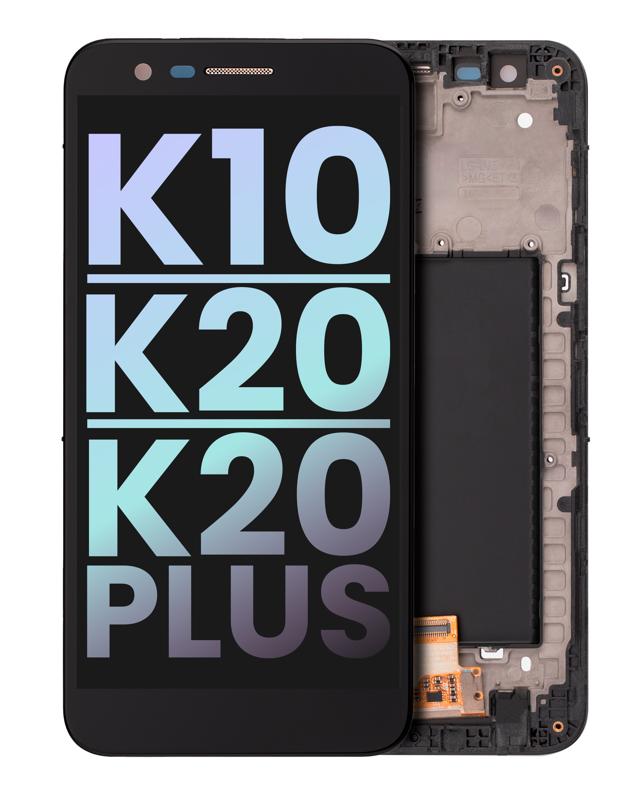 Pantalla LCD con marco para LG K10 (M250 / M255 / 2017) / K20 (VS501 / 2016) / K20 Plus (MP260 / TP260) original