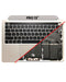 Carcasa superior con teclado para MacBook Pro 13" (A2251 / Mediados 2020) (Teclado EE. UU.) (Plateado)