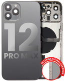 Tapa trasera con componentes para iPhone 12 Pro Max (Versión Internacional) (Usado Original Grado C) (Grafito)