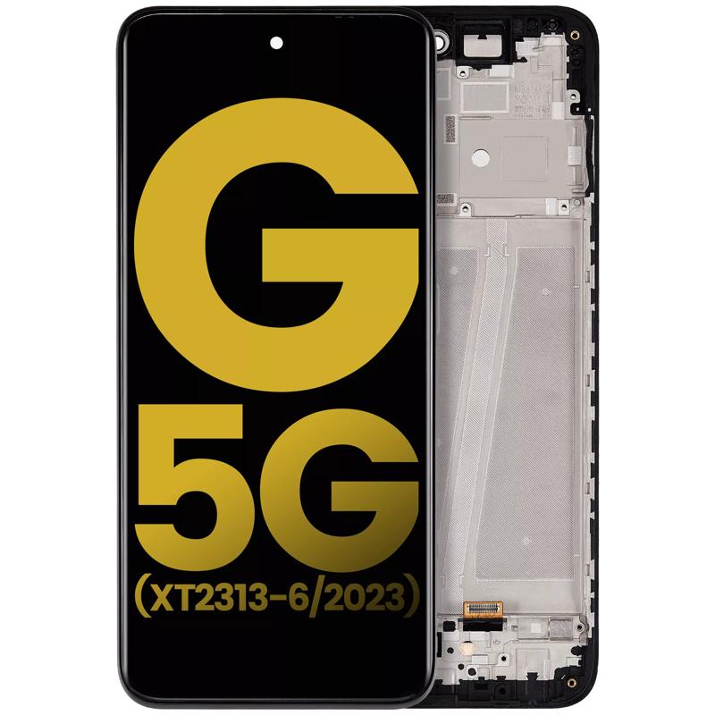 Pantalla LCD con marco para Motorola Moto G 5G (XT2313-6 / 2023)