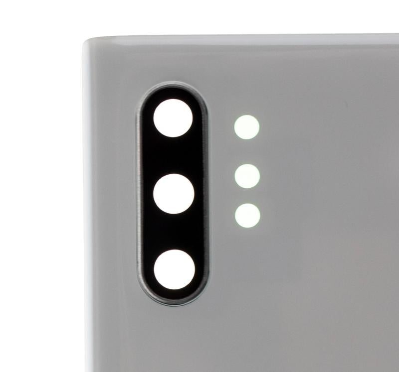 Tapa trasera con lente de camara para Samsung Galaxy Note 10 Plus / 5G (Blanco Aura)